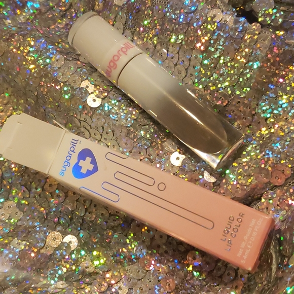 💙🌟DRESS CODE Sugarpill SOLDOUT AT SP Matte & Sparkle Lip Color NWT - Picture 6 of 7